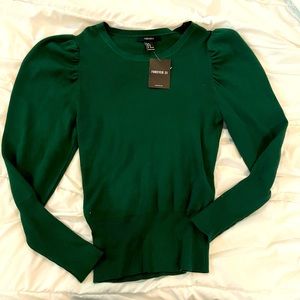 Forever 21 hunter green-sweater top